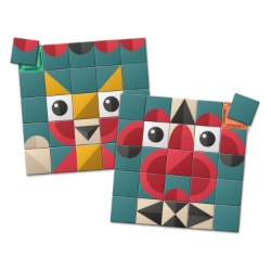 Coblo Mini Magnetische Tegels Mozaïek 40 Tegels en 60 Toppers Kat & Schaap