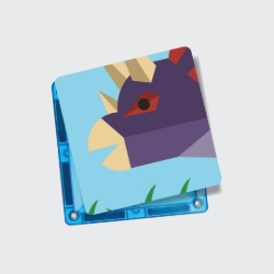 COBLO Toppers magnetische tegels dinosaurus Tegel