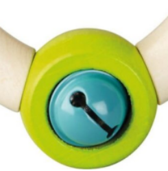HABA houten bijt- en grijpring Paddestoel Belletje