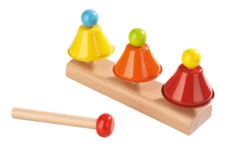 HABA Klokkenspel 3 klokken met belhamer Carillon