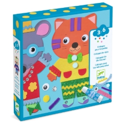 Djeco - knutselset - Kleine schatjes - van 3 tot 6 jaar