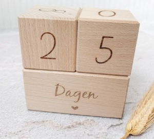 Afbeelding voor categorie Houten Mijlpaalblokken & Bouwpakketten