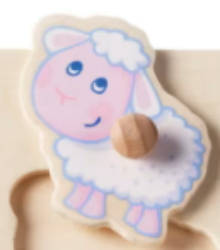 HABA Grijpspelpuzzel Boerderij Schaap