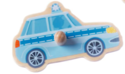 HABA houten knoppuzzel Voertuigen Auto stukje