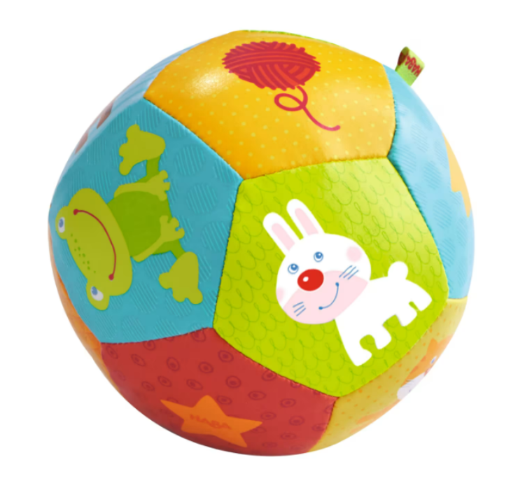 HABA Softbal met Dierenprint