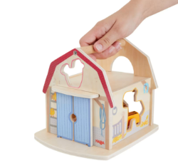 HABA Sorteerbox en Speelhuis Boerderij