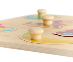 HABA Houten Knoppuzzel Eerste Woordjes