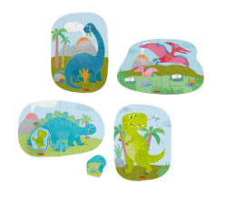 HABA Dinos Eerste Puzzels  vier puzzels
