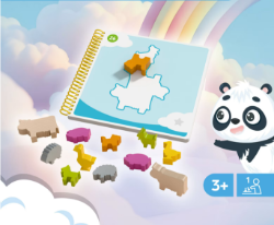 HABA Logic Games – Boas Wolkenland Stapel- & Puzzelspel Stapelen