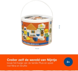 Bambolino Toys Nijntje Blokkenton 50 blokken – vanaf 2 jaar