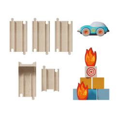 HABA Cars – Springschans Actie Set met Auto
