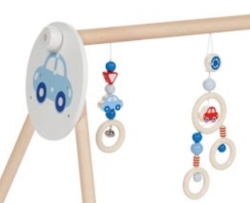 Goki Babygym Auto’s – Houten Speelgym met Auto’s - vanaf 0 maanden
