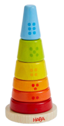 HABA Stapeltoren Kakelbont