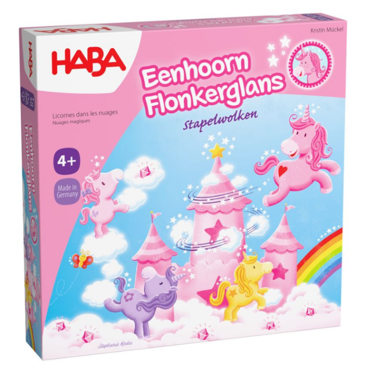 HABA Eenhoorn Flonkerglans Stapelwolken