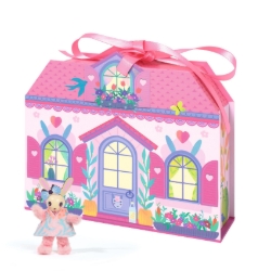 Djeco Mi House Rosie – DIY Miniatuurhuis met Konijn - vanaf 8 jaar