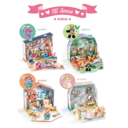 Djeco Mi House Rosie – DIY Miniatuurhuis met Konijn - vanaf 8 jaar