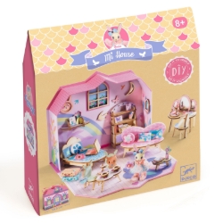 Djeco Mi House Rosie – DIY Miniatuurhuis met Konijn - vanaf 8 jaar