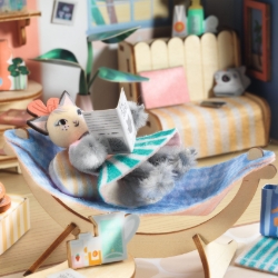 Djeco Mi House Mia – DIY miniatuurhuis met Kat - vanaf 8 jaar