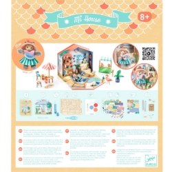 Djeco Mi House Mia – DIY miniatuurhuis met Kat - vanaf 8 jaar