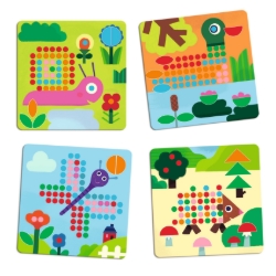 Djeco Mosaïco Mini Animo – Mozaïekspel - van 4 tot 6 jaar