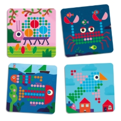 Djeco Mosaïco Mini Animo – Mozaïekspel - van 4 tot 6 jaar