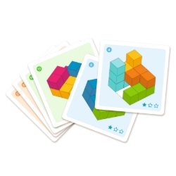 Djeco Sologic Cubissimo – Houten 3D Denkspel - vanaf 7 jaar