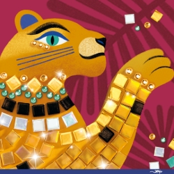 Djeco Diep in de Jungle – Metallic Mozaïekset - vanaf 7 jaar