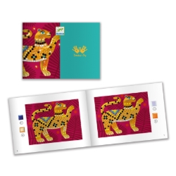 Djeco Diep in de Jungle – Metallic Mozaïekset - vanaf 7 jaar