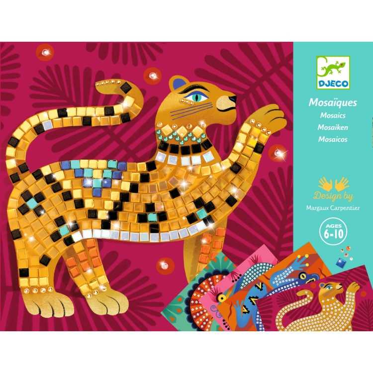 Djeco Diep in de Jungle – Metallic Mozaïekset - vanaf 7 jaar