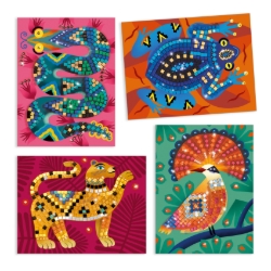 Djeco Diep in de Jungle – Metallic Mozaïekset - vanaf 7 jaar