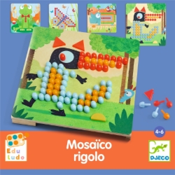 Djeco Mosaïco Rigolo – Mozaïekspel – vanaf 4 jaar