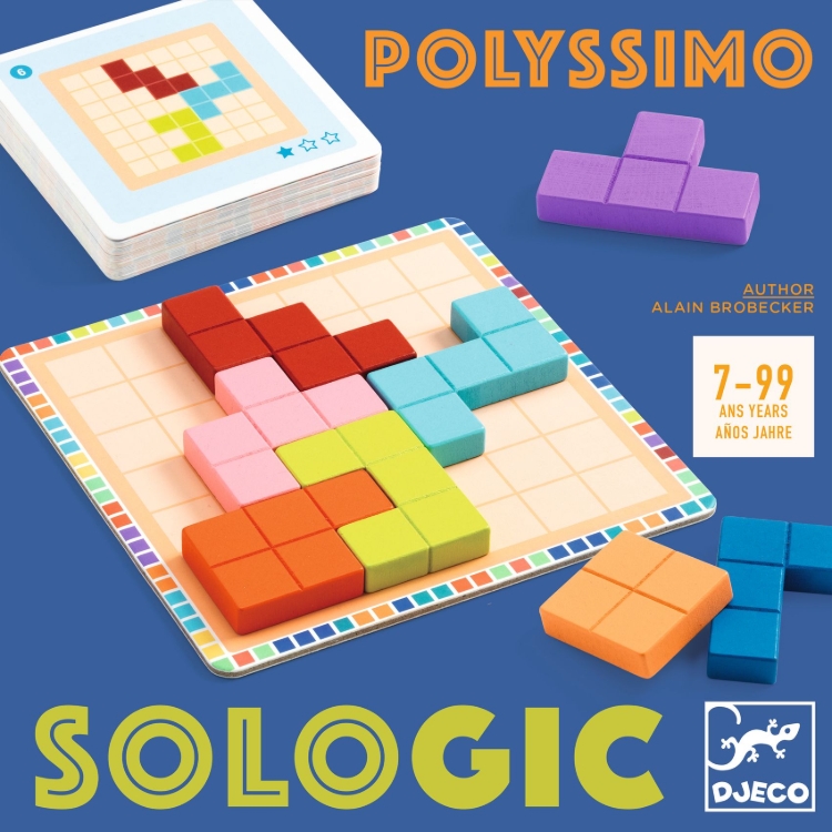 Djeco Polyssimo – Houten Logicaspel – van 7 tot 99 jaar