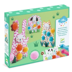 Djeco Stippels en Pompons – In het gras – vanaf 1,5 jaar