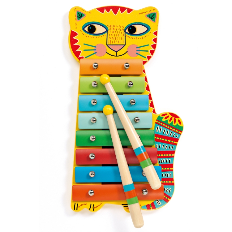 Djeco Animambo Metallofoon Kat – 8 tonen – vanaf 3 jaar