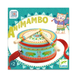 Djeco Animambo Handtrommel met draagband – vanaf 2 jaar