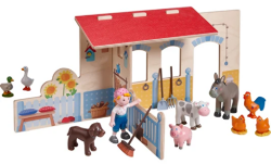 HABA Poppenhuis Little Friends Boerderij landleven