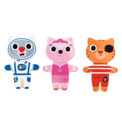 Djeco Dressup Mix – houten aankleedpuzzel – vanaf 2 jaar