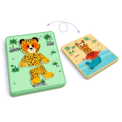 Djeco Inzebox Mix’n’Match – magnetisch dierenspel – vanaf 2 jaar
