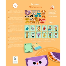 Djeco Inzebox Mix’n’Match – magnetisch dierenspel – vanaf 2 jaar