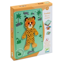 Djeco Inzebox Mix’n’Match – magnetisch dierenspel – vanaf 2 jaar
