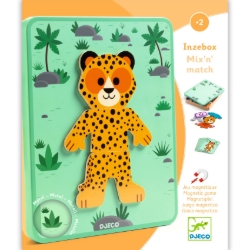 Djeco Inzebox Mix’n’Match – magnetisch dierenspel – vanaf 2 jaar