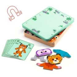 Djeco Inzebox Mix’n’Match – magnetisch dierenspel – vanaf 2 jaar