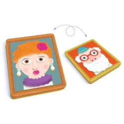 Djeco Inzebox Portraits – magnetisch portrettenspel – vanaf 3 jaar