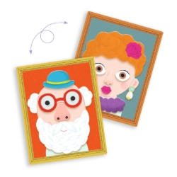 Djeco Inzebox Portraits – magnetisch portrettenspel – vanaf 3 jaar