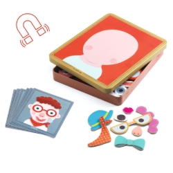 Djeco Inzebox Portraits – magnetisch portrettenspel – vanaf 3 jaar