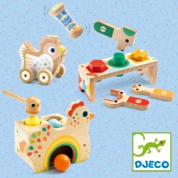 Djeco Bricolou – houten miniwerkbank – vanaf 18 maanden