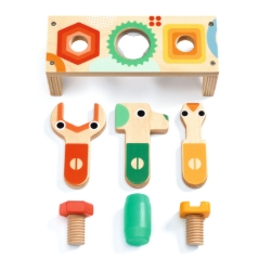 Djeco Bricolou – houten miniwerkbank – vanaf 18 maanden