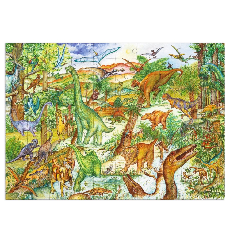 Djeco Dinosaurussen – ontdekkingspuzzel van 100 stukjes – vanaf 5 jaar