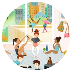 Djeco De dansschool – observatiepuzzel van 100 stukjes – vanaf 5 jaar