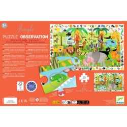 Djeco Jungle – observatiepuzzel van 35 stukjes – vanaf 3 jaar